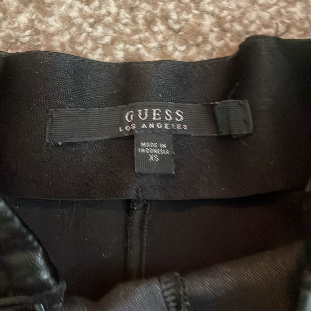 Guess Faux Leather Front Legging Pants - Picture 8 of 8